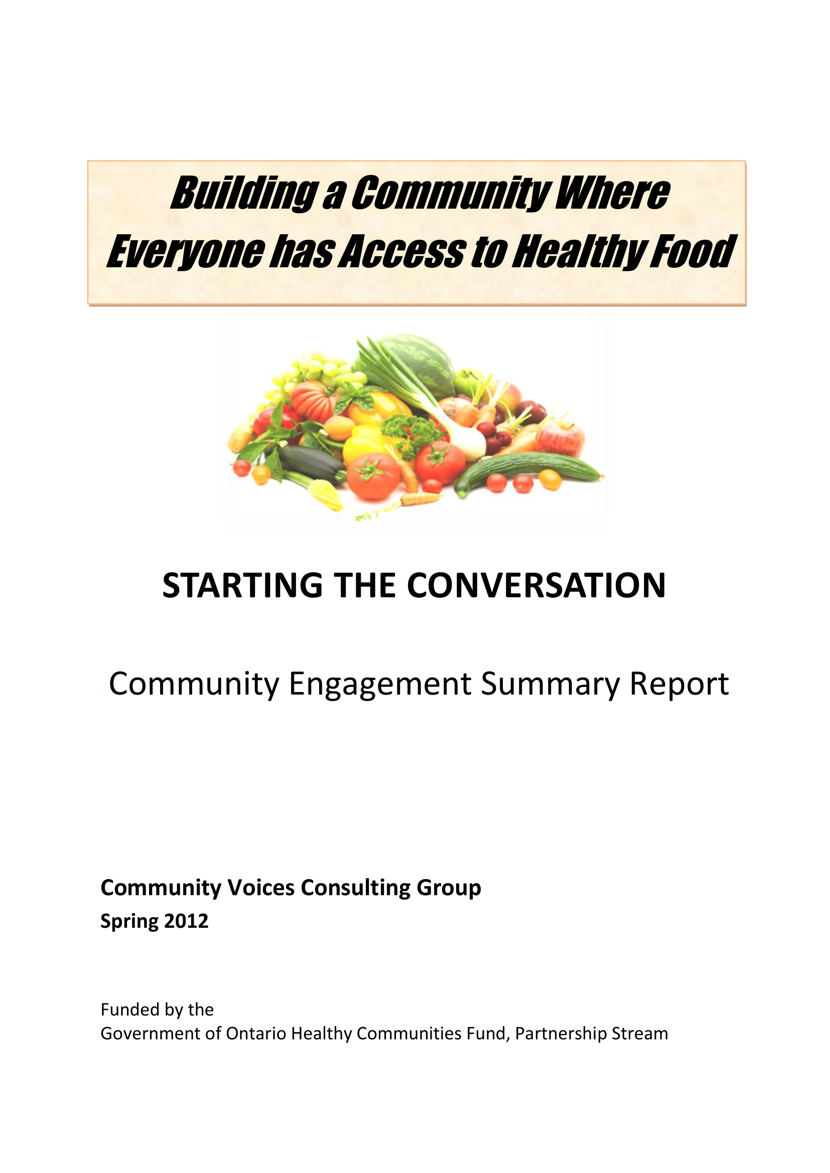 Read the PDF Report Food Security Rural Community Engagement Report